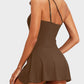 🏆Only £12.99 Last Day Promotion!🎁 👙⛱️ One Shoulder Skirted One Piece Swimsuit