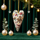 🎅Best Christmas Gift💖DIY Heart Shaped Hand Embroidered Christmas Ornament/Ornament Kit