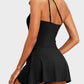🏆Only £12.99 Last Day Promotion!🎁 👙⛱️ One Shoulder Skirted One Piece Swimsuit