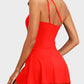 🏆Only £12.99 Last Day Promotion!🎁 👙⛱️ One Shoulder Skirted One Piece Swimsuit