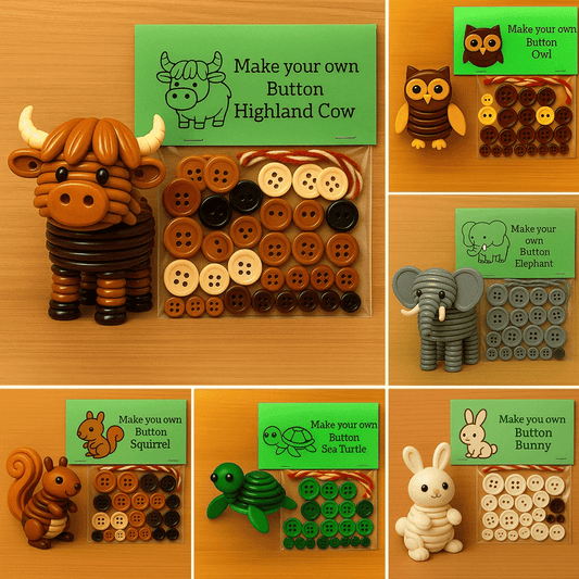 ⏰Last Day Promotion: BUY 2 GET 1 FREE✨DIY Button Animal Ornaments