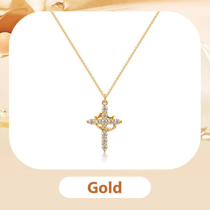 ✨The Forever Cross & Crown Necklace👑
