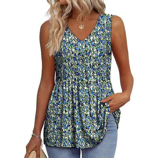 🌞Summer Sale 50% OFF🔥👚Women's Elegant Sleeveless V-Neck Top